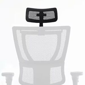 Eurotech iOO Ergonomic Mesh Headrest, Black (Headrest Only)